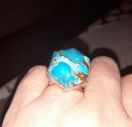 925.Silver. turquoise Ring size 7