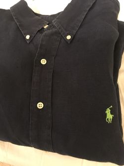 XXL Ralph Lauren Linen Short Sleeve Shirt