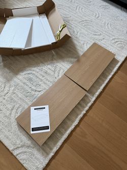 Floating Oak Shelf set