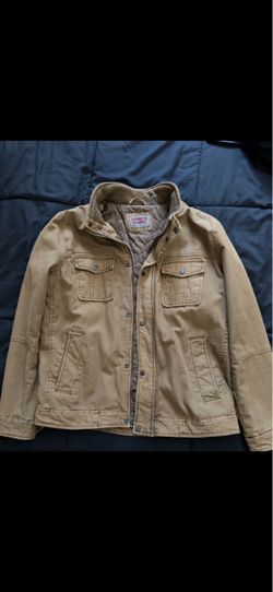 Levi's Tan Canvas Quilted Jacket