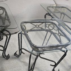 3  Piece Glass Table Set