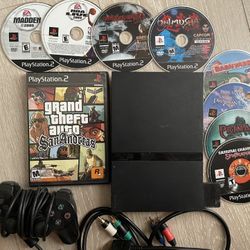 Ps2 slim Bundle 10 Games