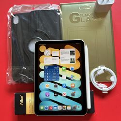 Apple ipad Mini 7th Generation ( Newest / A17 pro) 128GB with pen, case and accessories