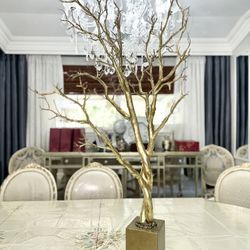 Pier 1 Imports - Gold Branch Tree - 42 Inches Tall