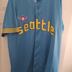 Seattle Pilots MLB Baseball Jersey XXL