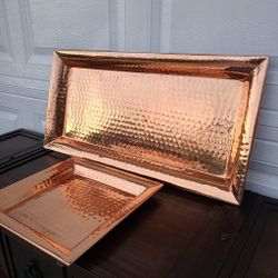 NEW COPPER TRAYS
