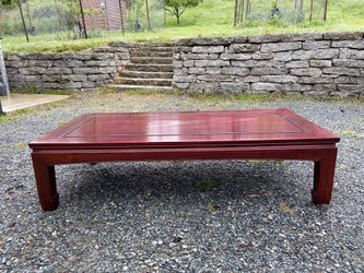 Teak Opium style coffee table