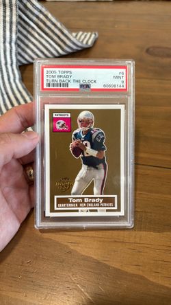 Tom Brady 2005 Numbered PSA 9