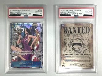 One Piece PSA 10 SLABS
