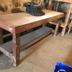 Handmade Garage Workbench