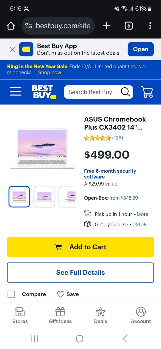ASUS CHROMEBOOK 14"