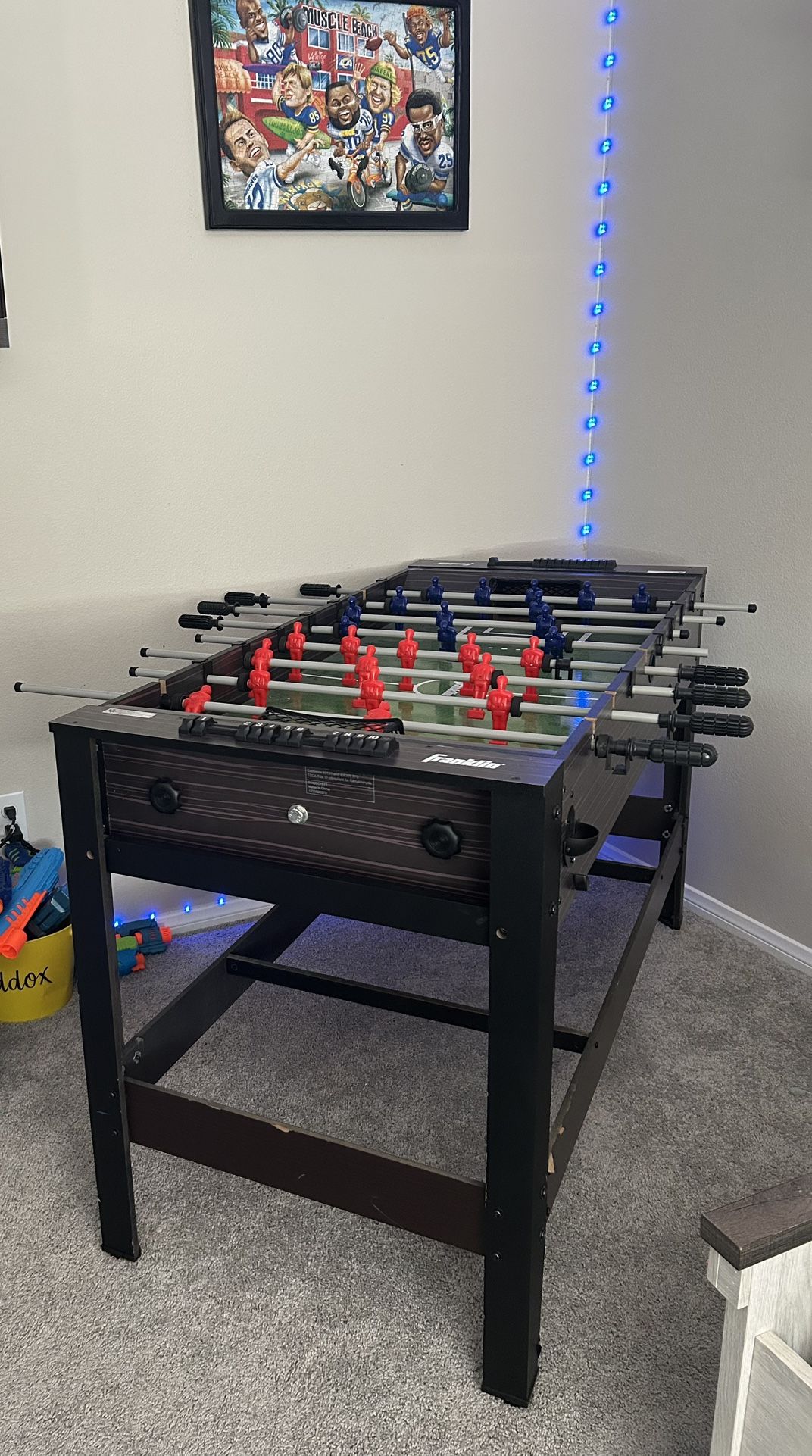 FRANKLIN SPORTS 54" MULTI GAME 4 IN 1 ARCADE WITH AIR HOCKEY