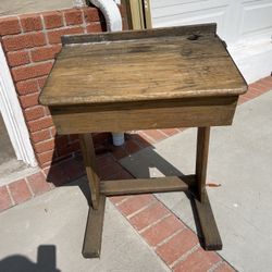 Antique School Desk
