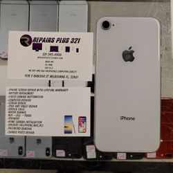 White iPhone 8 64gb AT&T Cricket Straight Talk Net10