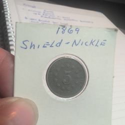 1869 US Union Shield Nickel ( VG Dark)?