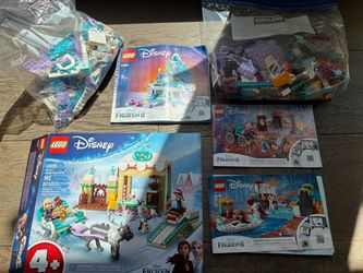 Various Disney frozen Lego sets. 41168, 41166, 41165, 43256
