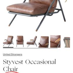 Four hands leather chairs 