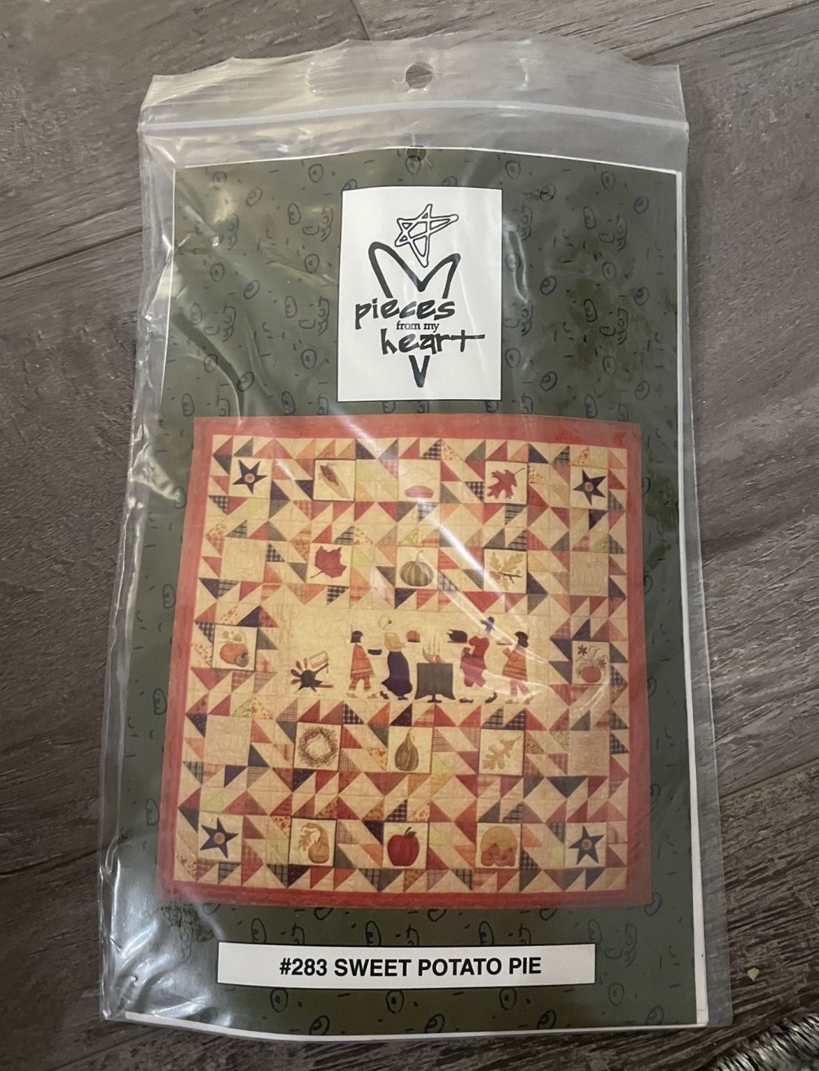 Sweet Potato Pie Quilt Material Kit And Pattern