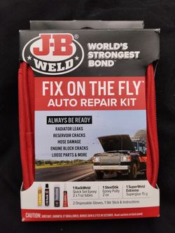 J-B WELD FIX ON THE FLY AUTO REPAIR KIT 