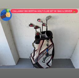 Callaway Big Bertha Golf Club Set w/ Bag & Driver ⛳