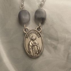 St. Peregrine and St. Anthony Necklace