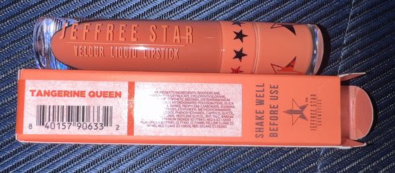 JEFFREE STAR ~ Tangerine Queen~ VELOUR LIQUID LIP ~  0.19oz Full Size NEW IN BOX