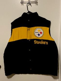 New NFL Pittsburgh Steelers Vest Jacket Size 2XL