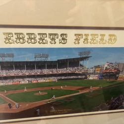 Ebbets Field Brooklyn Dodgers Limited Edition Framed Litho Art Picture Jurinko
