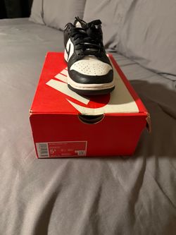 Nike Dunk Low Black White Women's Size 5.5
