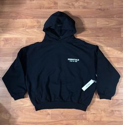 Black White Essentials Hoodie