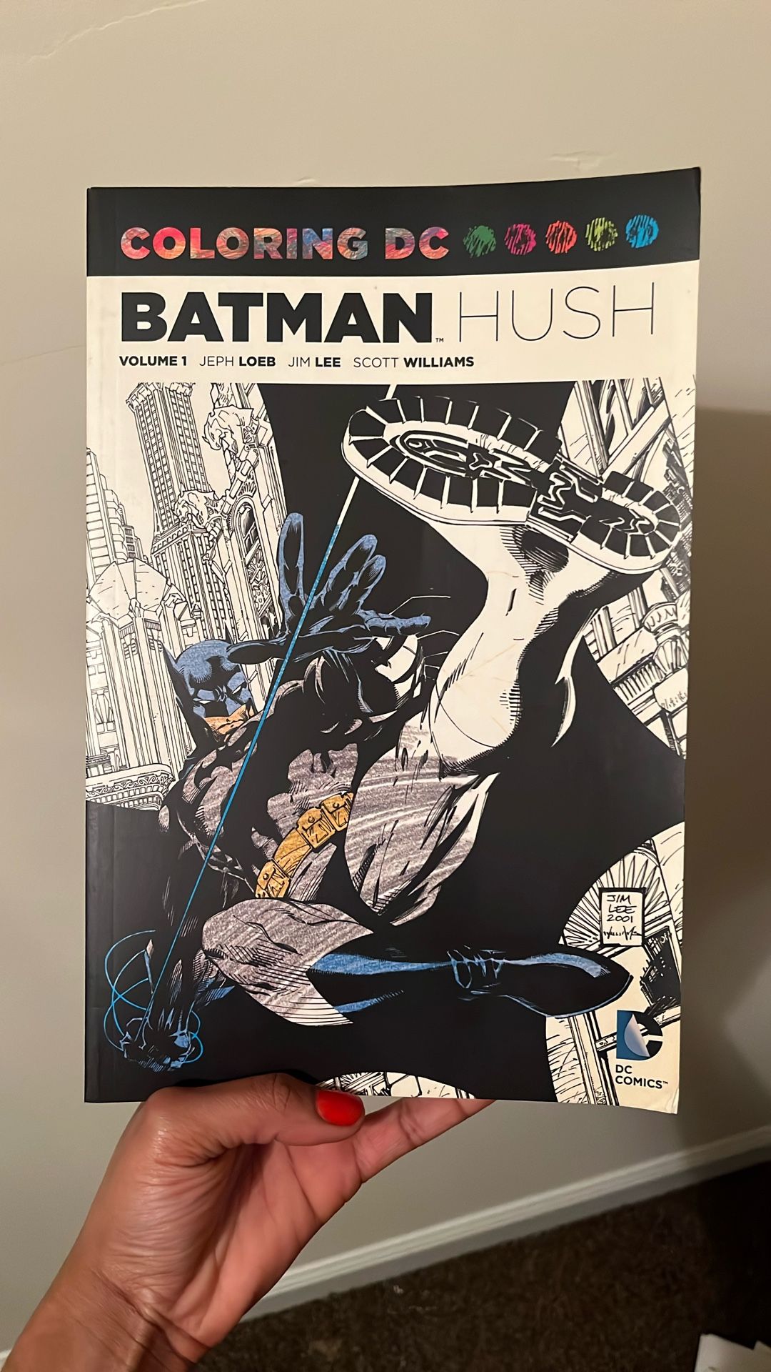Mint condition Vol. 1 Batman Hush coloring comic book
