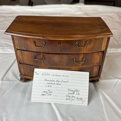 1820s English Miniature Walnut Chest