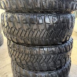 LT285/75R16 10 ply 4 used tires good year wrangler M/T