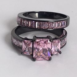 SET WOMENS RHINESTONE RING SIZE 10 🌺🌸🌼 NEW CONDITION RING FOR WOMEN ✨HIGH QUALITY  