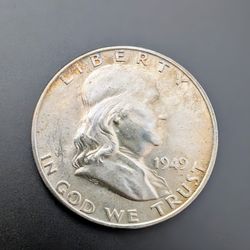 1949d Semi Key Date Franklin Bu Coin