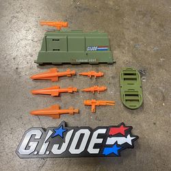 VINTAGE 1986 GI JOE HAVOC PARTS MISSILES ACCESSORIES