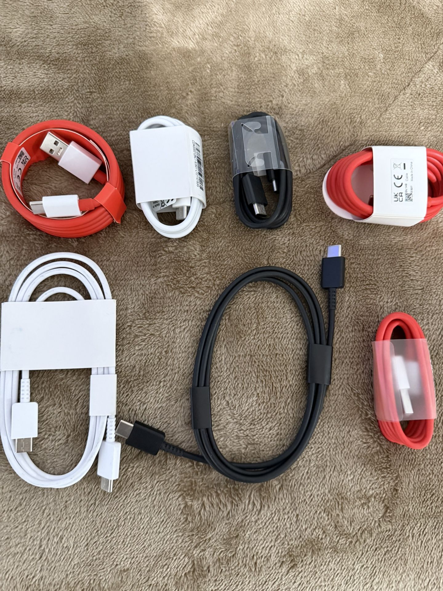 Type C cables $10 each
