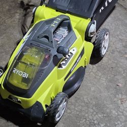 40V 16in Ryobi Cordless Push Mower