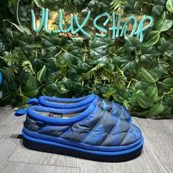 UGG TASMAN LTA CALI TOPO Mens Size 9 Slipper Shoes OCEAN BLUE SHEARLING EUR 42