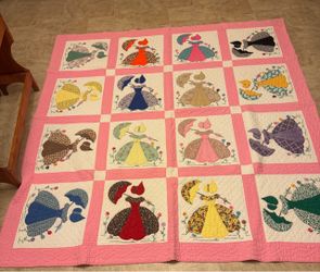 Handmade Southern Belle Appliqué Quilt