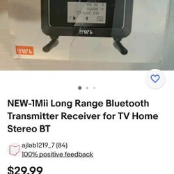 New  1MII long Range Bluetooth Transmitter Receiver For TV Home Stereo BT 