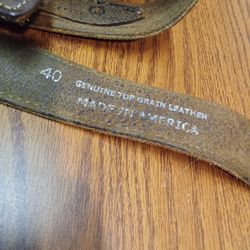 Genuine Top Grain Leather Belt