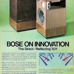 Vintage Bose 501 Speakers