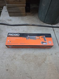 Rigid 18v Reciprocating Saw Kit