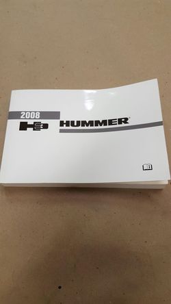 2008 H3 owners manual