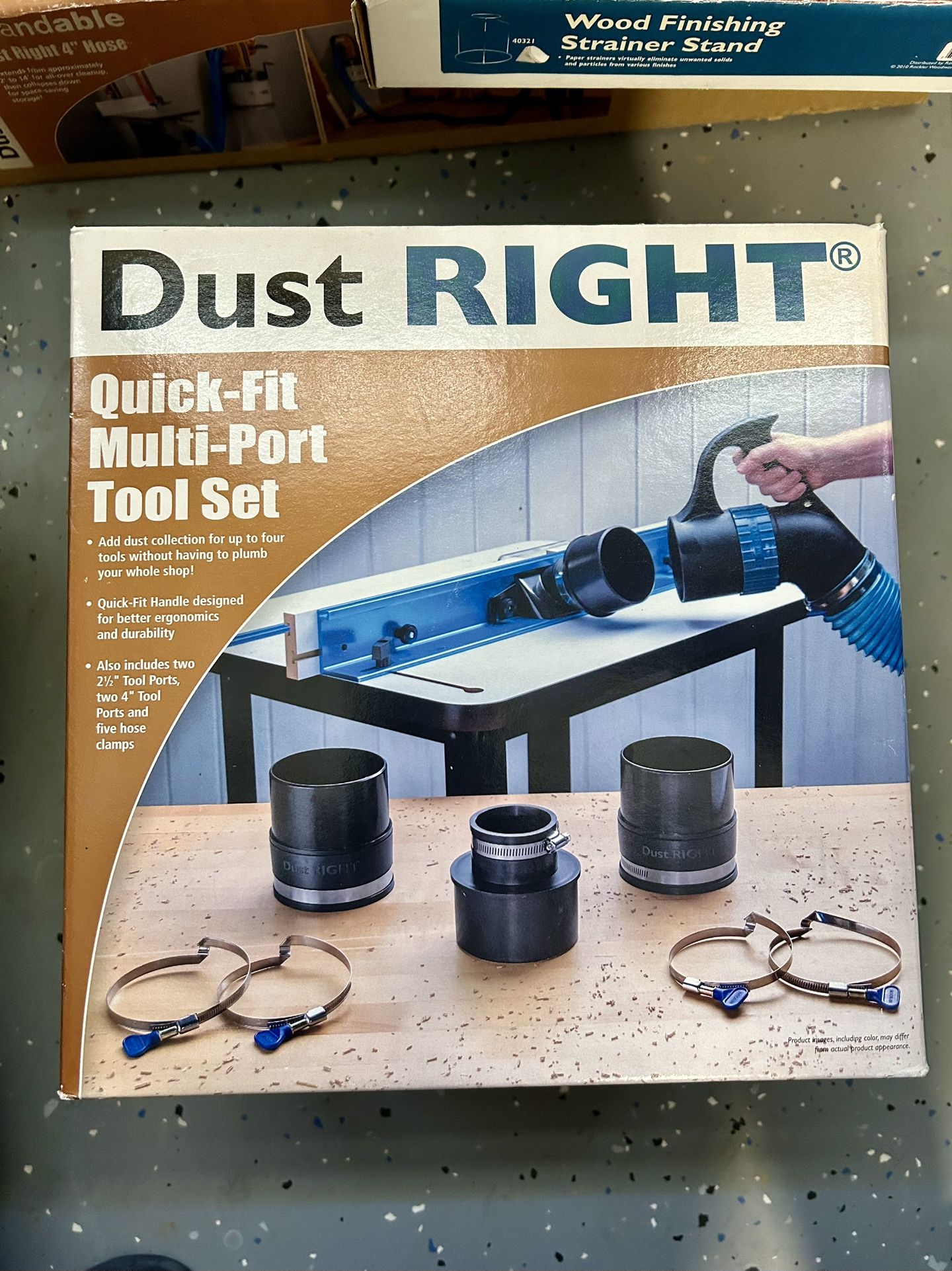 Table Saw Accessories (Dust Right, Rockler)