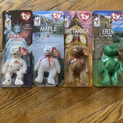 Mcdonalds beanie babies 2024 international bears errors