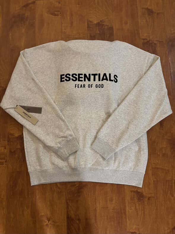 Light Grey Essential Hoodie With Tag 