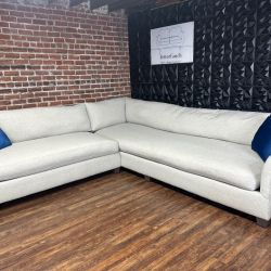 Delivery Available light gray down sectional couch retails $6369