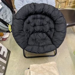 Black Bowl Chair 